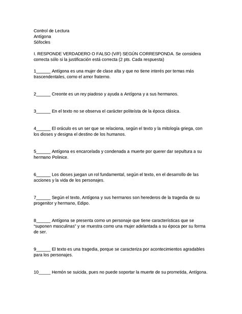 DOCX Control De Lectura Antigona DOKUMEN TIPS