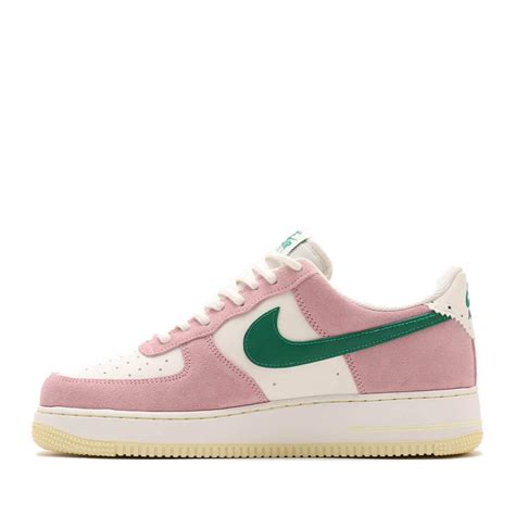 NIKE AIR FORCE 1 07 LV8 ND SAIL MALACHITE MED SOFT PINK ALABASTER