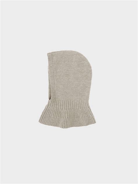 22FW MOHAIR BALACLAVA GREY ETERNAL JOURNEY