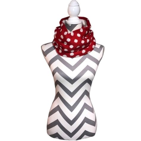 Mayoral Accessories Mayoral Red And White Polka Dot Infinity Scarf