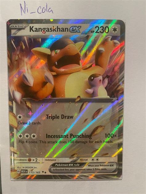 Kangaskhan EX Pokemon 151 115 165 Kaufen Auf Ricardo