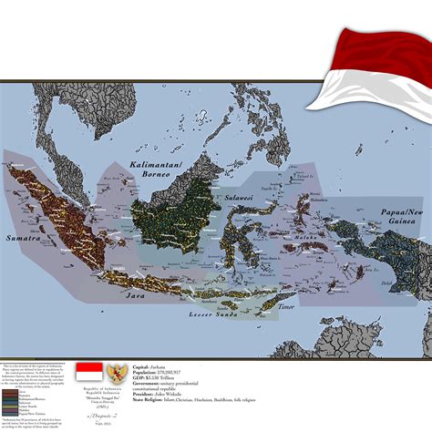 Map Regions Of Indonesia Indonesia