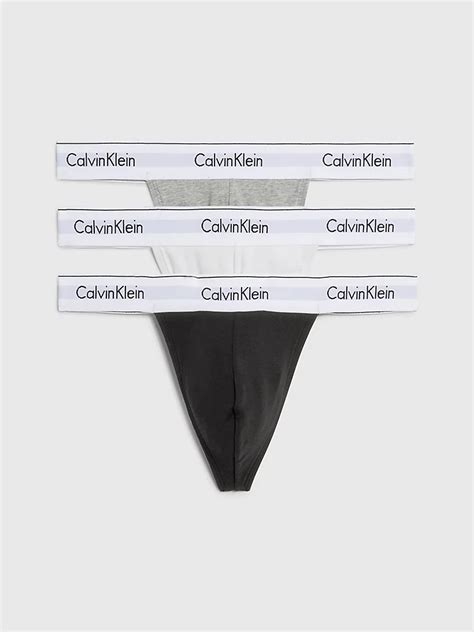 Pack De 3 Tangas Modern Cotton Calvin Klein® 000nb3226amp1