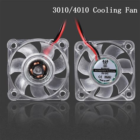 Bigtreetech 3010 4010 Cooling Fan Led Fan 5v 12v Silent Luminous