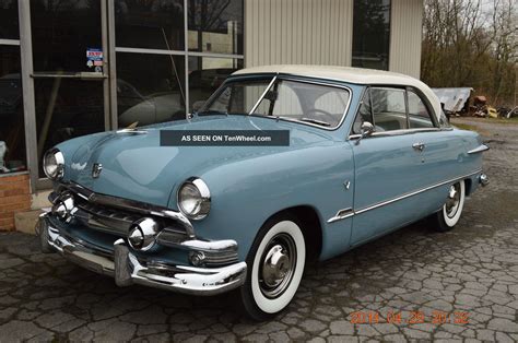 1951 Ford Victoria Ht 2 Door Hardtop Flathead 3 Speedfresh Restoration