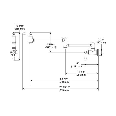 Delta 1177lf Ss Wallmount Pot Filler Faucets