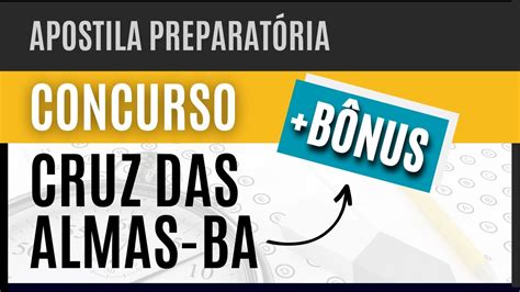 Apostila para Agente de Serviços Gerais Concurso Cruz das Almas BA