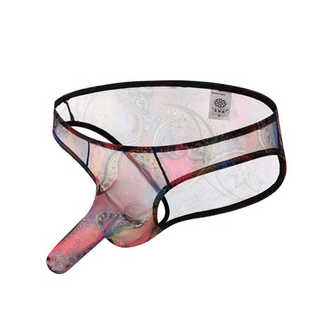 Chunleiiii Men Underwear Big And Tall Men S Sexy Underwear Transparent See Through Shorts Hot