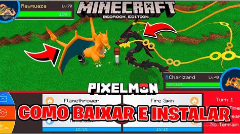 Como Baixar E Instalar Addon Pokemon Igual Mod De Pc Pixelmon No