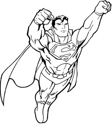 Free Printable Superman Coloring Pages