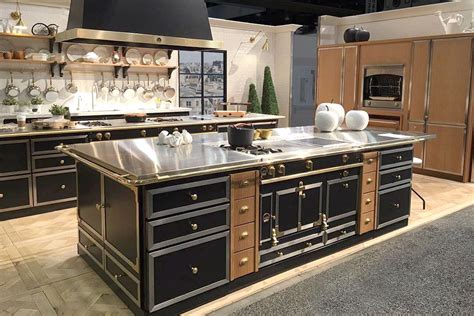 2016 Kbis La Cornue Château 120 C Noir Ss Brass Lake House Kitchen Kitchen Dining Room New