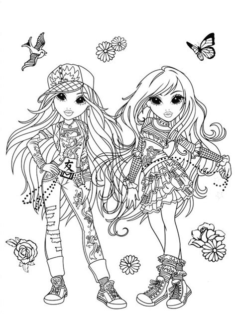 Moxie Girlz Coloring Pages (9) - Coloringkids.org