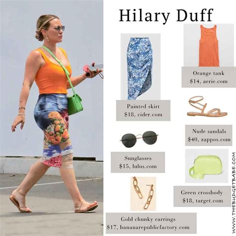 Hilary Duff - The Budget Babe | Affordable Fashion & Style Blog