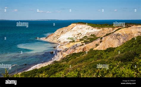 Gayhead Cliff Aquinnah Cliffs Marthas Vineyard Massachusetts Usa