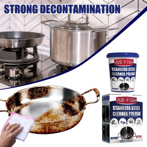 Spooryyo Stainless Steel Cleaning Cream Effective Kitchen Detergent