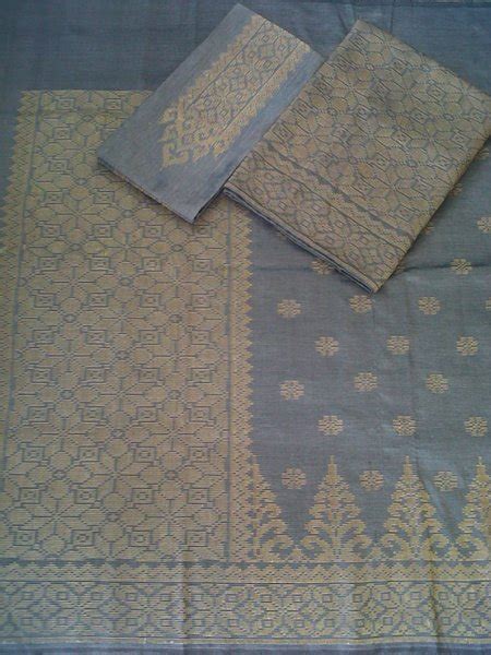 Jual Kain Songket Melayu Riau Atau Tenun Siak Motif Benang Emas Warna