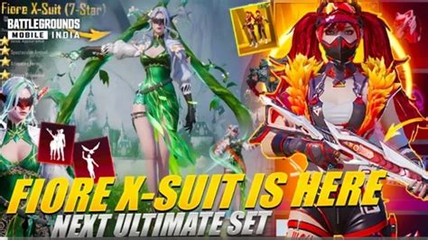 New Fiore X Suit Is Here Pubg Bgmi New Ultimate Set Free X Suit