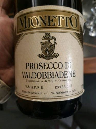 Mionetto Prosecco Di Valdobbiadene Extra Dry Vivino Us