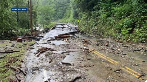 Aerial video: Significant damage from NH flash flooding