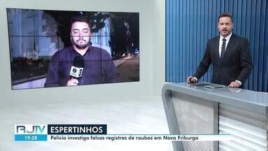 RJ Inter TV 2ª Edição Polícia investiga falsos registros de roubos em