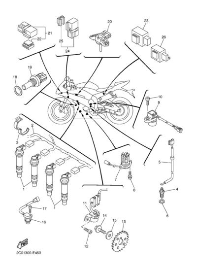 2006 Yamaha R6 Parts List