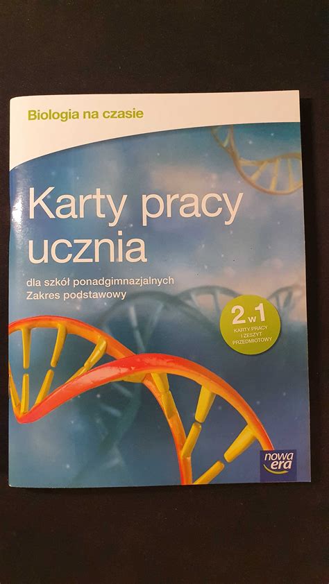 Karty Pracy Ucznia Biologia Na Czasie Kalisz Olx Pl