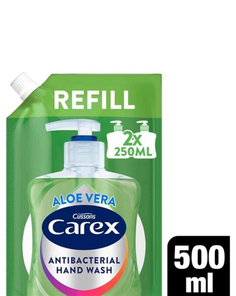 X Carex Aloe Vera Antibac Hand Wash Derma Care Liquid Soap Eco Refill