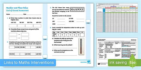 Y5 Number And Place Value End Of Unit Assessment