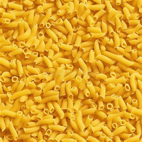 Raw Pasta Texture Background Seamless Pattern Homemade Dry Macaroni