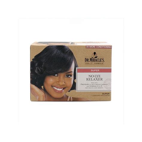 Dr Miracles No Lye Relaxer Kit Super