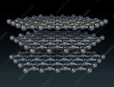 Graphite Molecular Model - Stock Image - F031/7565 - Science Photo Library