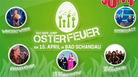 Das MDR JUMP Osterfeuer In Bad Schandau Mit MDR Jump Arena Band