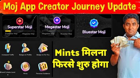 Moj App Creator Journey Update Today MFC Mints Kaise Milege Moj App