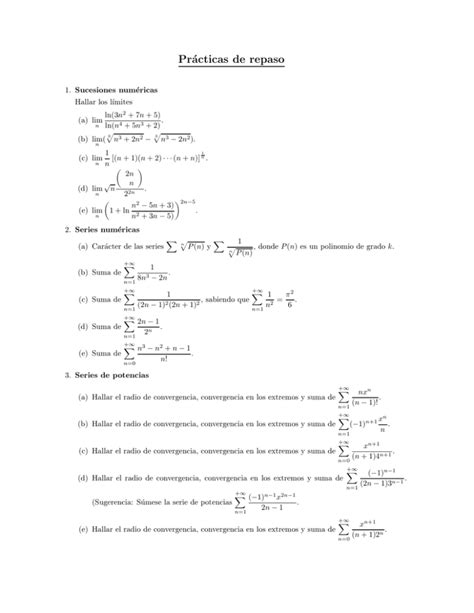 Practicas De Repaso