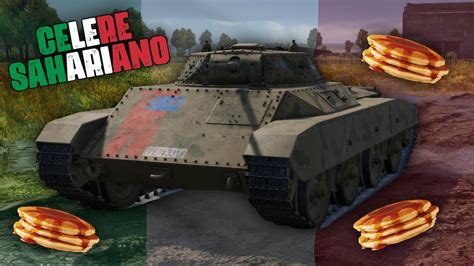 ITALIAN PANCAKE TANK War Thunder Celere Sahariano YouTube