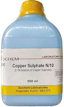 ISOCHEM Copper Sulphate Solution N 10 500ML Amazon In Industrial