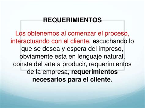 Requerimientos Del Cliente