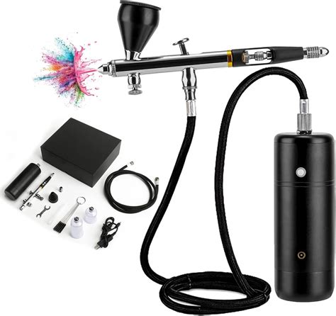 Airbrush Set Mit Kompressor Kabellose Airbrush Set Tragbare USB