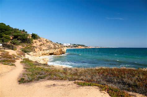 Hiking Aroung Praia Da Balaia and Praia De Santa Eulalia Portugal, Algarve Albufeira Stock Image ...