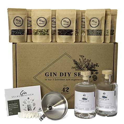 Gin Set Zum Selbermachen Inkl Alkohol Diy Gin Geschenkset F R Frauen