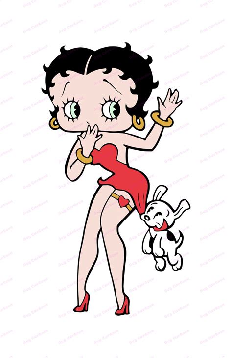 Betty Boop Svg 5 Svg Dxf Cricut Silhouette Cut File Etsy