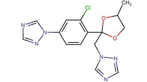 1 3 Chloro 4 4 Methyl 2 1H 1 2 4 Triazol 1 Ylmethyl 1 3 Dioxolan 2