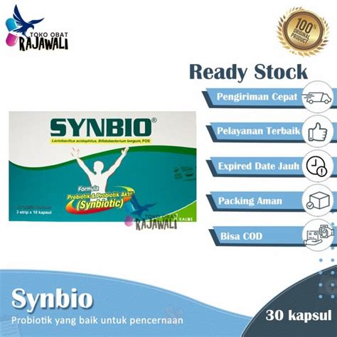 Jual Synbio Probiotik Untuk Pencernaan Perbox 3 Strip 10 Kapsul Di