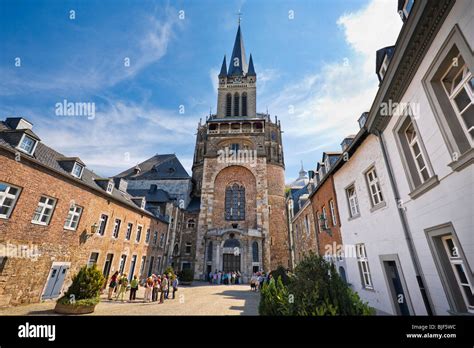 Aachen Dom Cathedral Aachen Germany Also Know As Aix La Chapelle