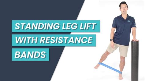 Standing Leg Lifts With Resistance Bands YouTube