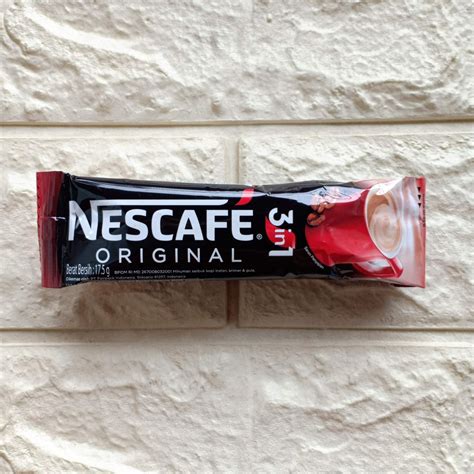 Jual Nescafe Original 3in1 Sachet 17 5gr Kopi Instan Susu Krimer Coffee