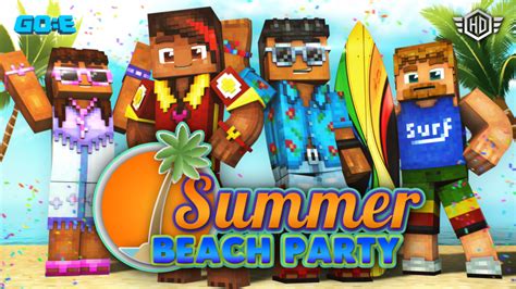 Summer Beach Party By Goe Craft Minecraft Skin Pack Minecraft Marketplace Via