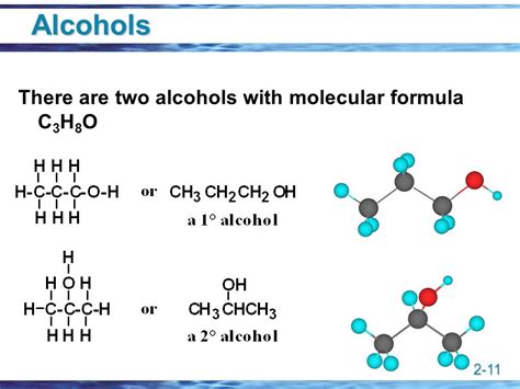 C3h8o Structural Formula