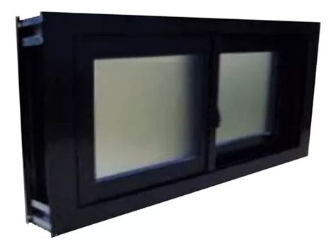 Ventanas Aluminio Negro 60x40 Vidrio Fantasia Y Envío Gratis Cuotas