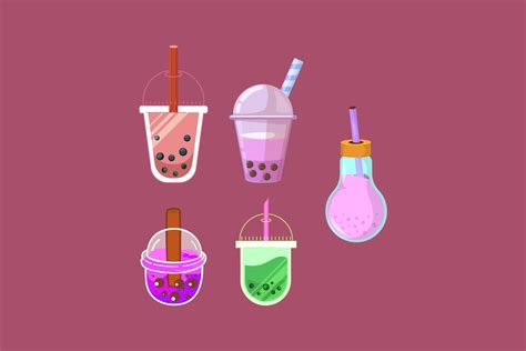 Bubble Tea Graphic By Tinemustudio · Creative Fabrica